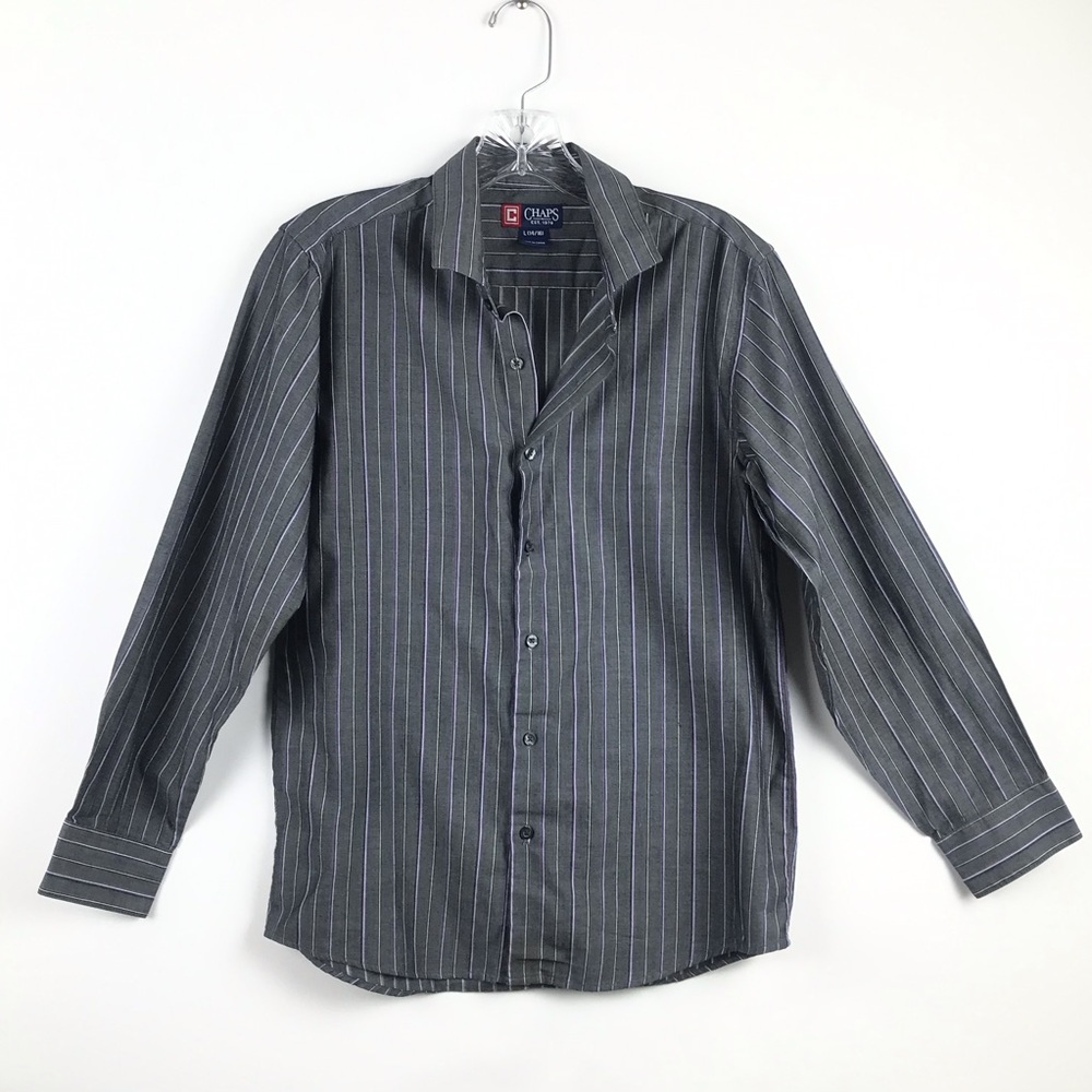Chaps size 14/16 long sleeve button down shirt